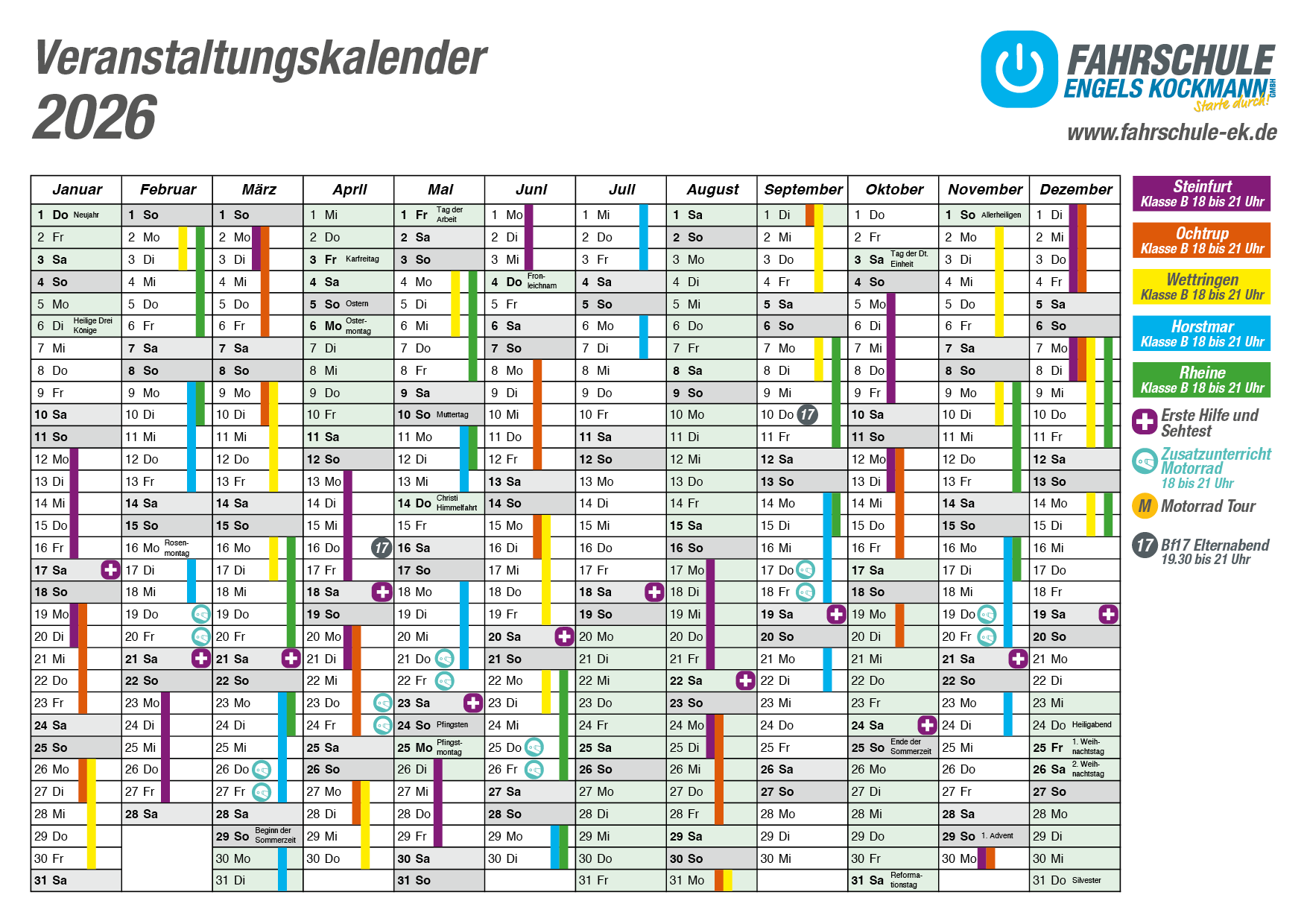 Veranstaltungskalender 2026 3